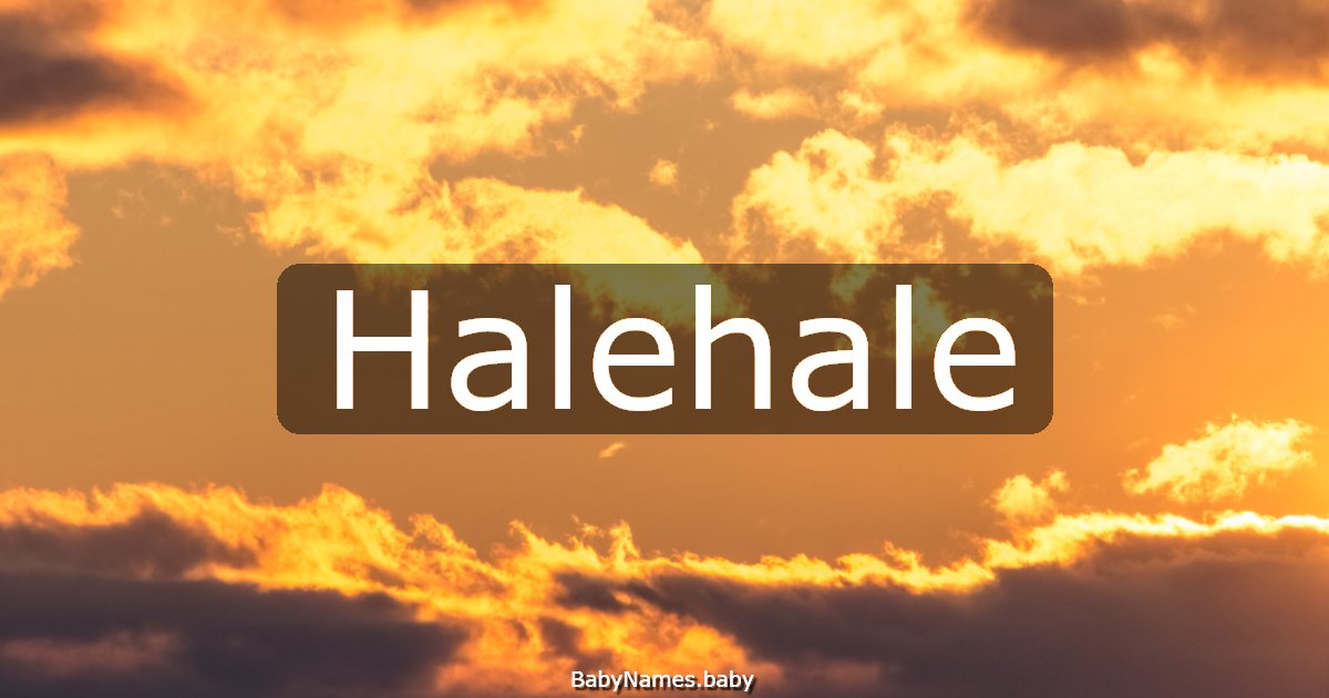 Halehale