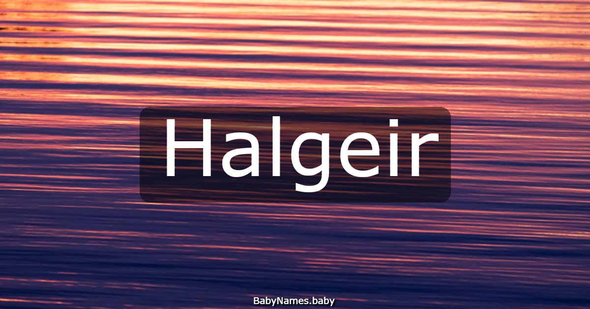 Halgeir