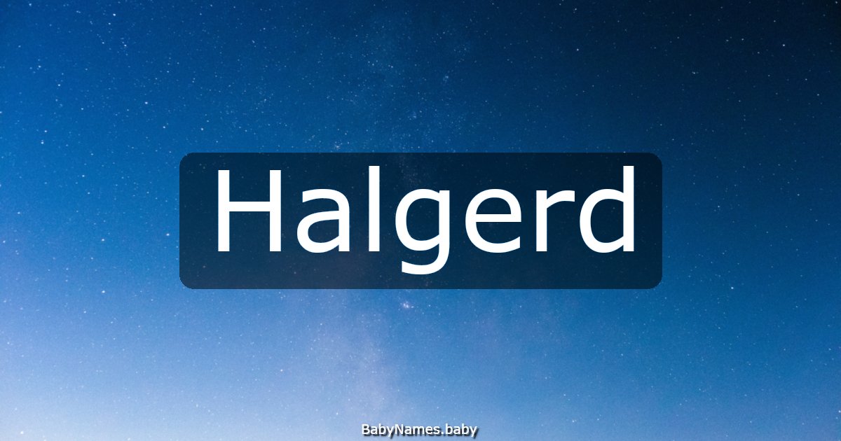 Halgerd