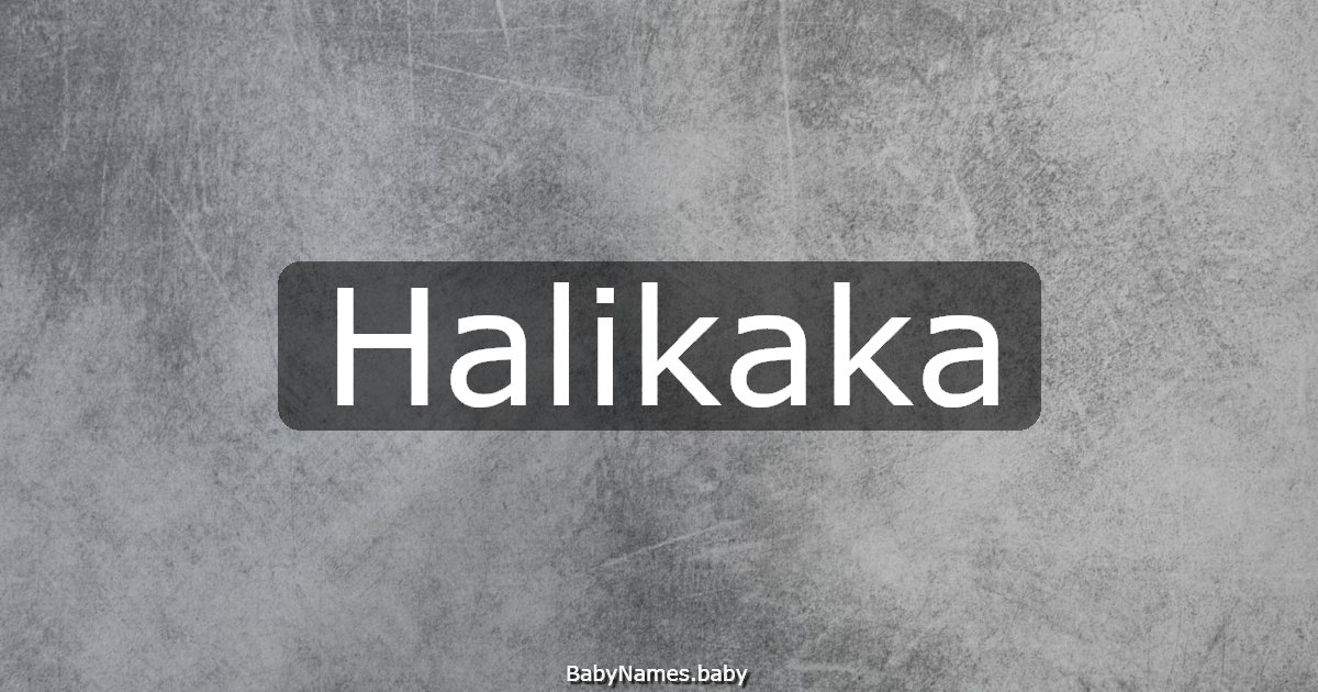 Halikaka