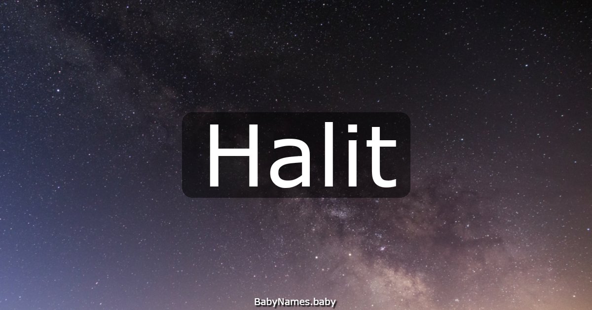 Halit