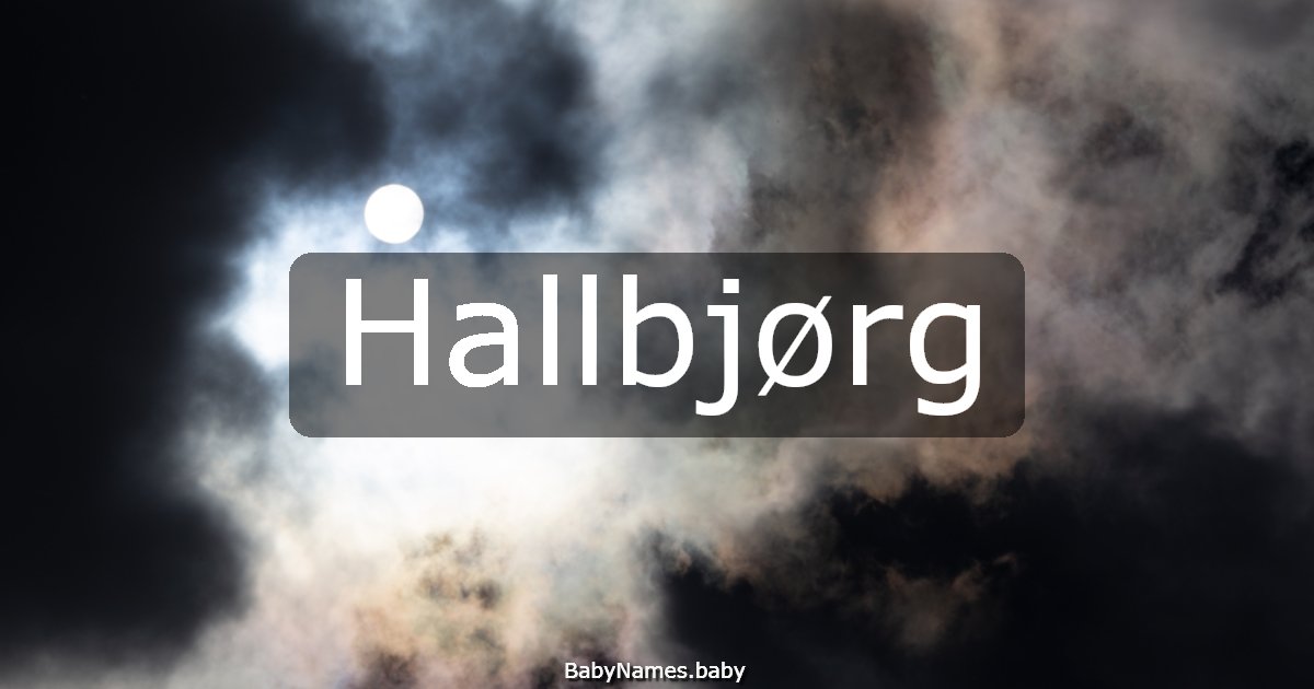 Hallbjørg