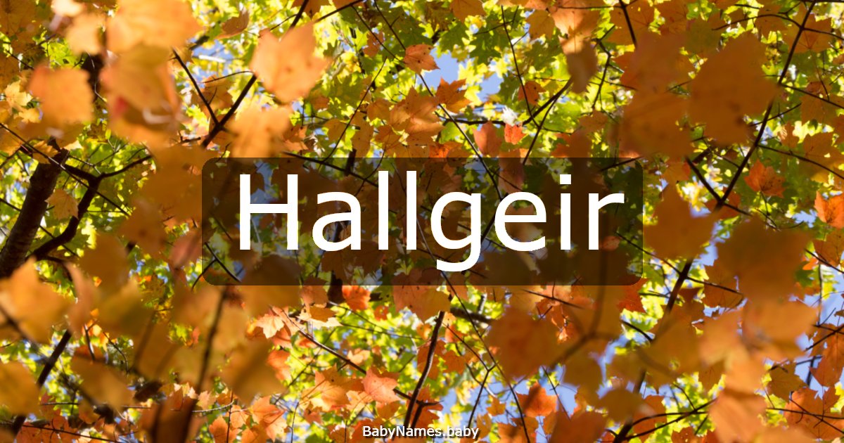 Hallgeir