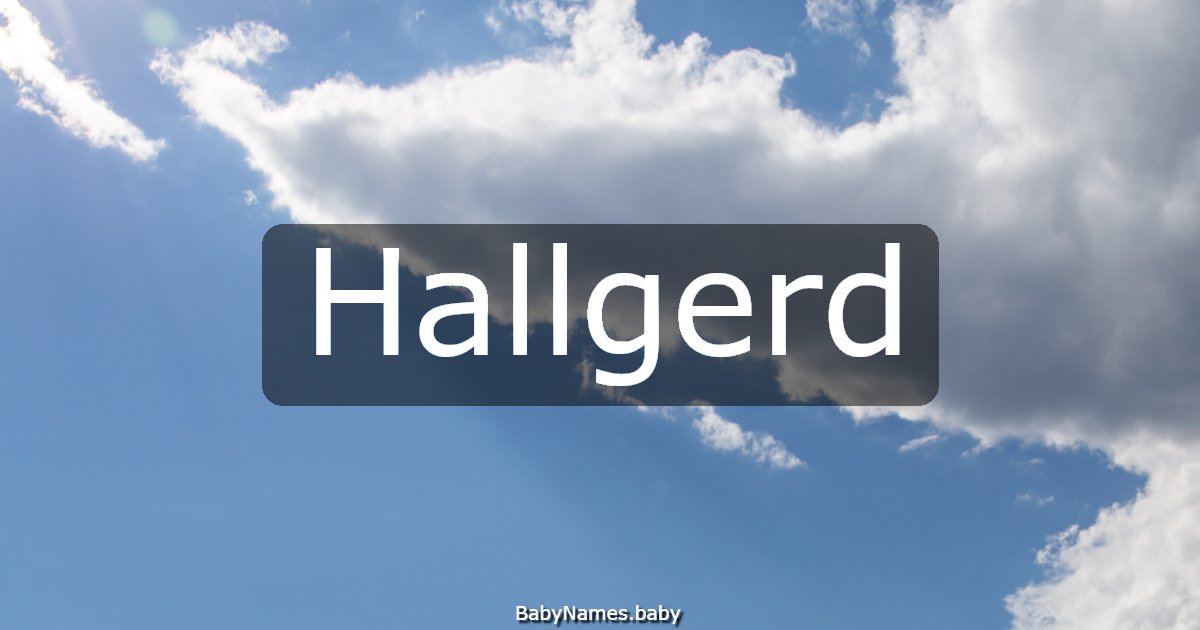 Hallgerd