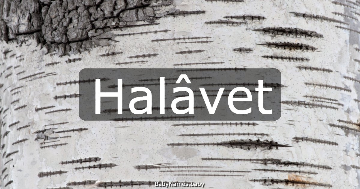 Halâvet