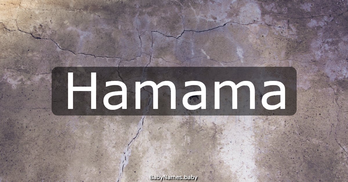 Hamama