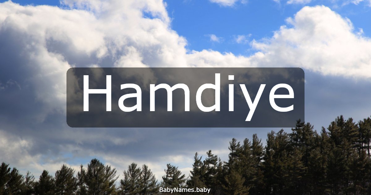 Hamdiye