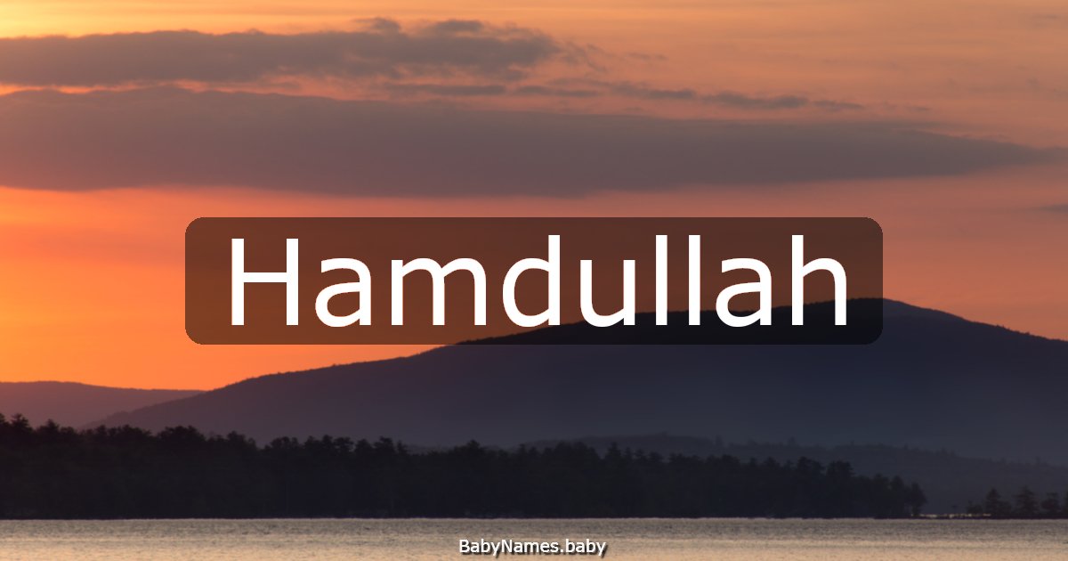 Hamdullah