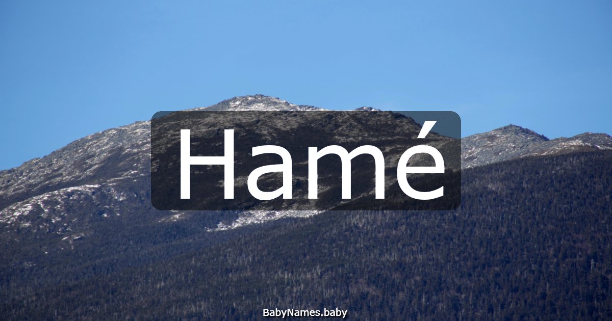 Hamé