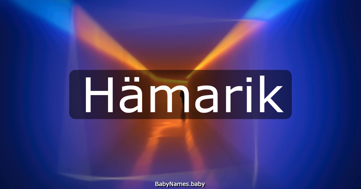 Hämarik