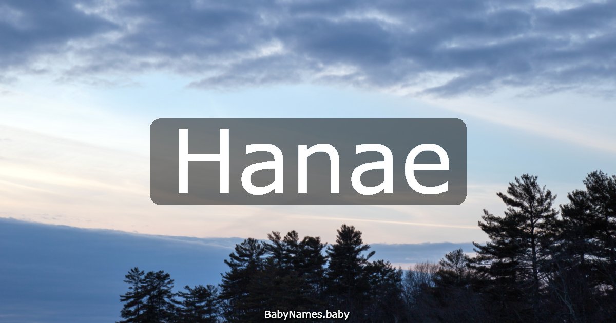 Hanae