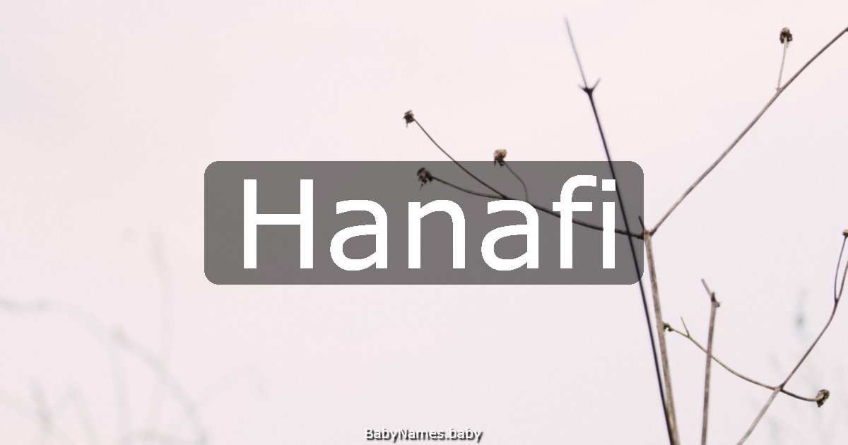 Hanafi