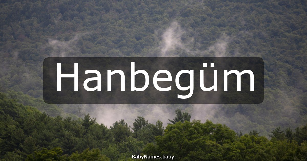 Hanbegüm