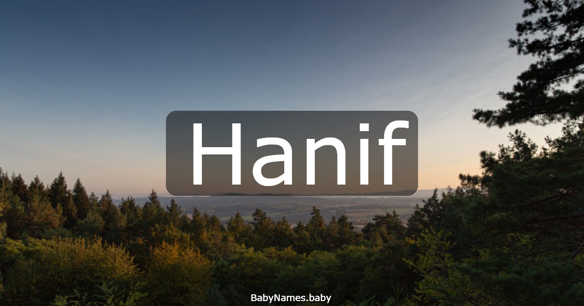Hanif