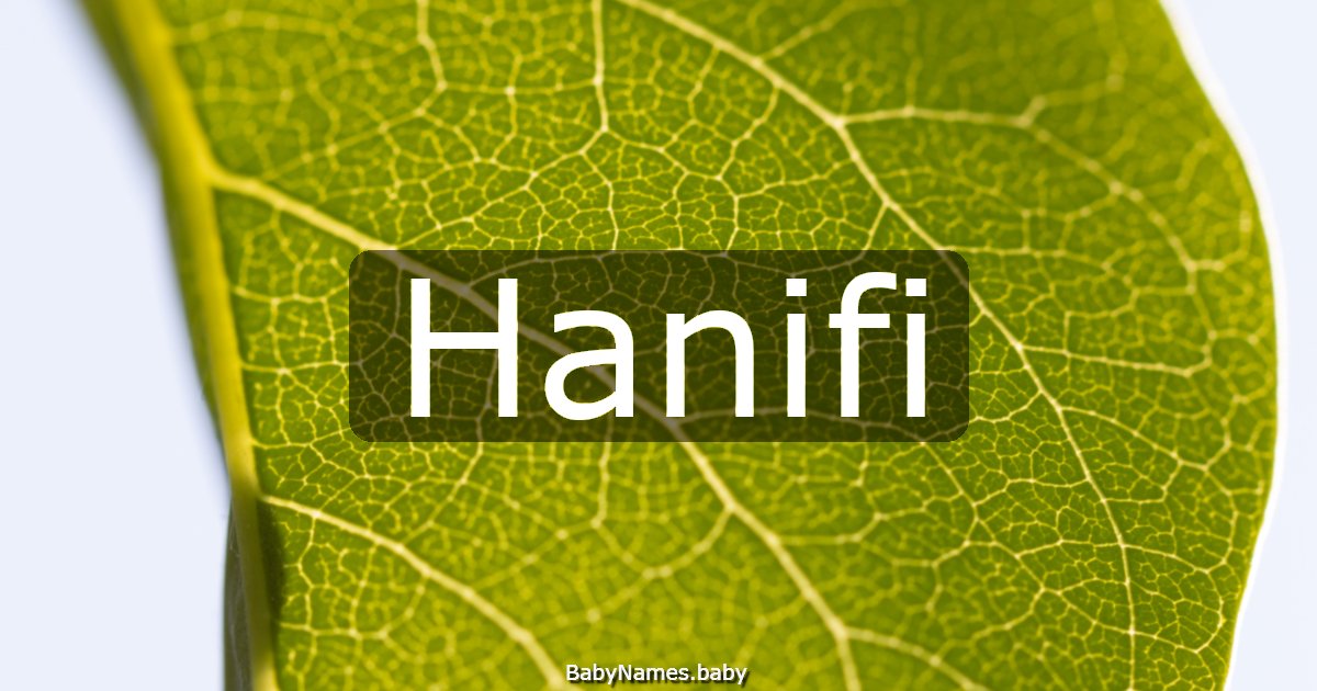 Hanifi