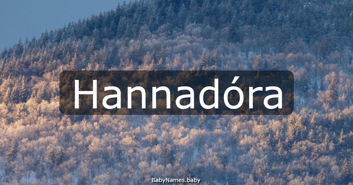 Hannadóra