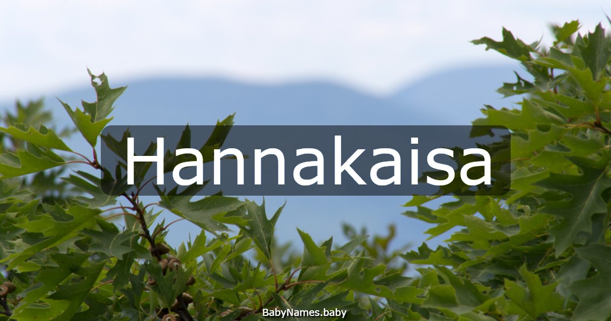 Hannakaisa