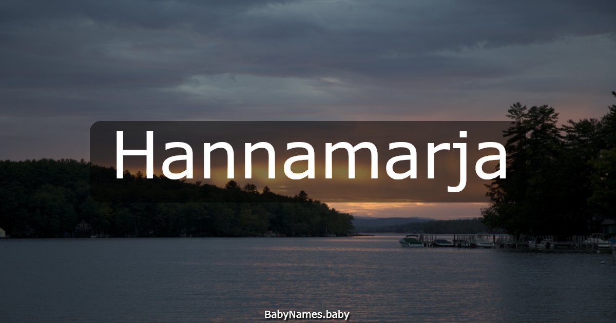 Hannamarja