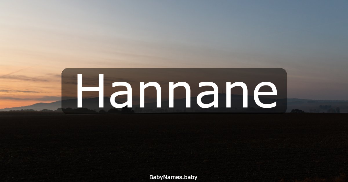 Hannane
