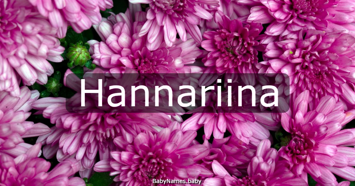 Hannariina