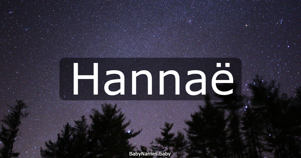Hannaë