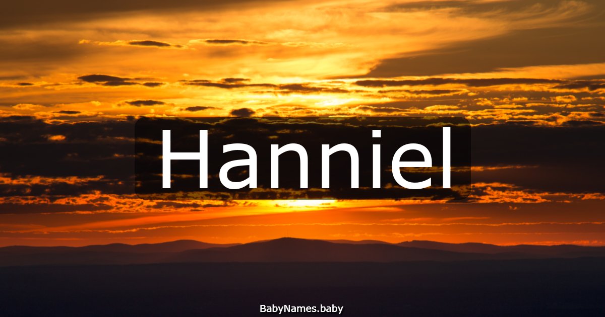 Hanniel