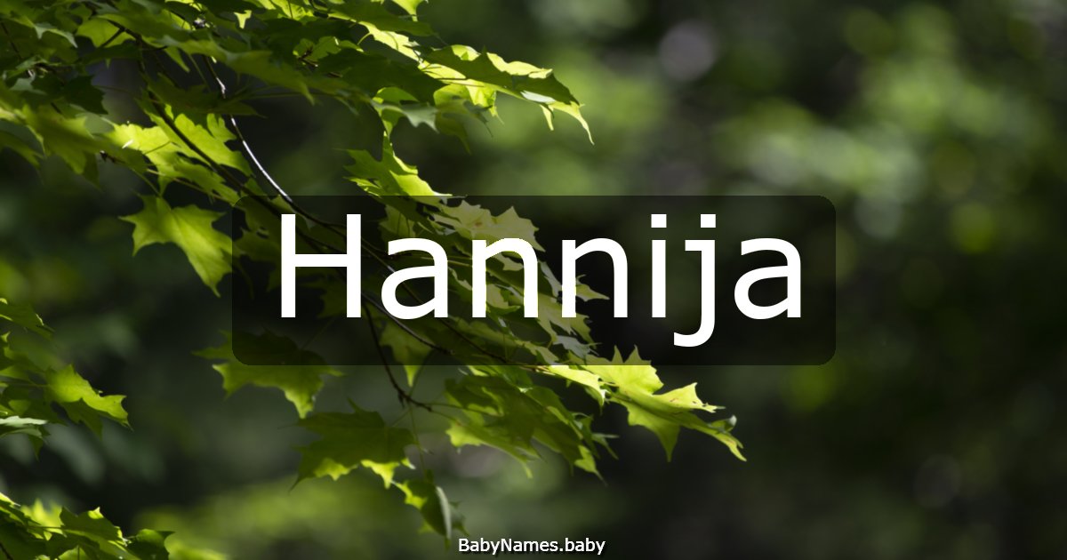 Hannija