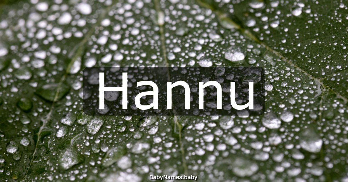 Hannu
