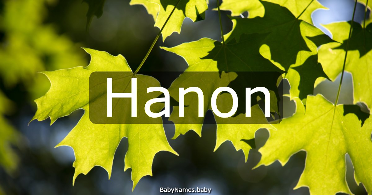 Hanon