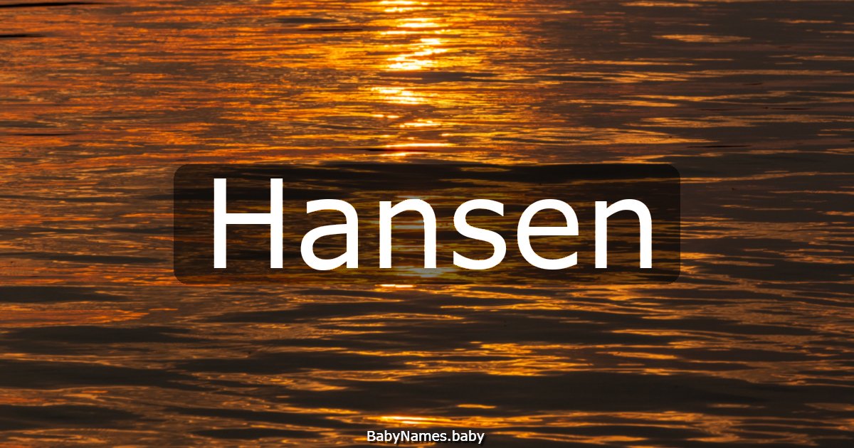 Hansen