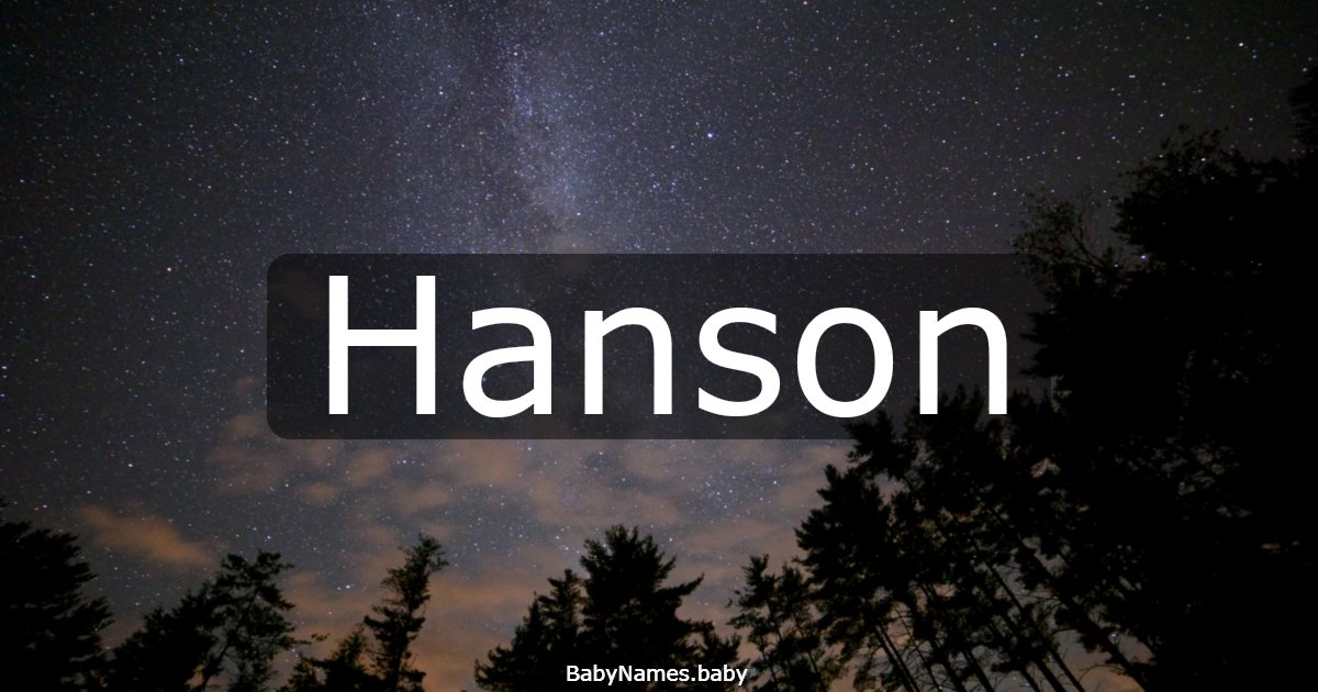 Hanson