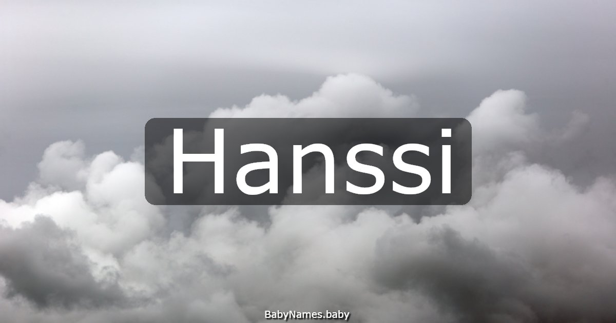 Hanssi