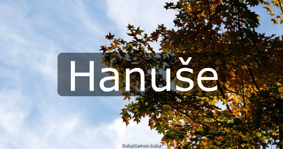 Hanuše