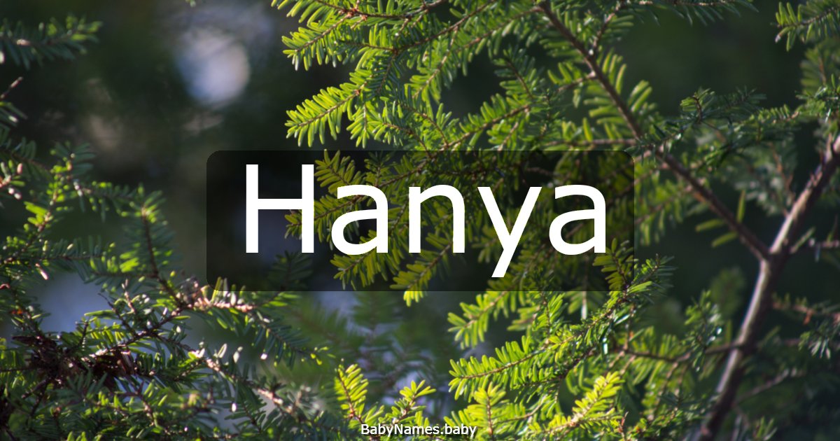 Hanya