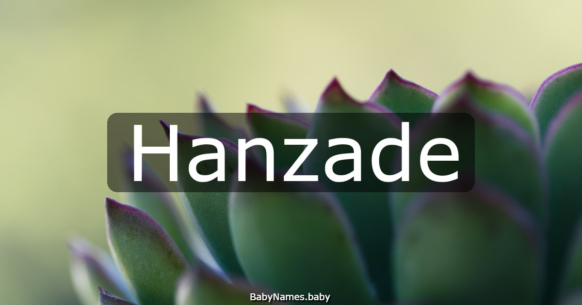 Hanzade