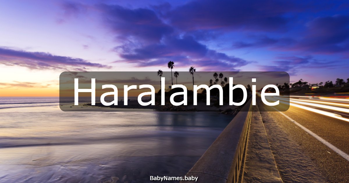 Haralambie