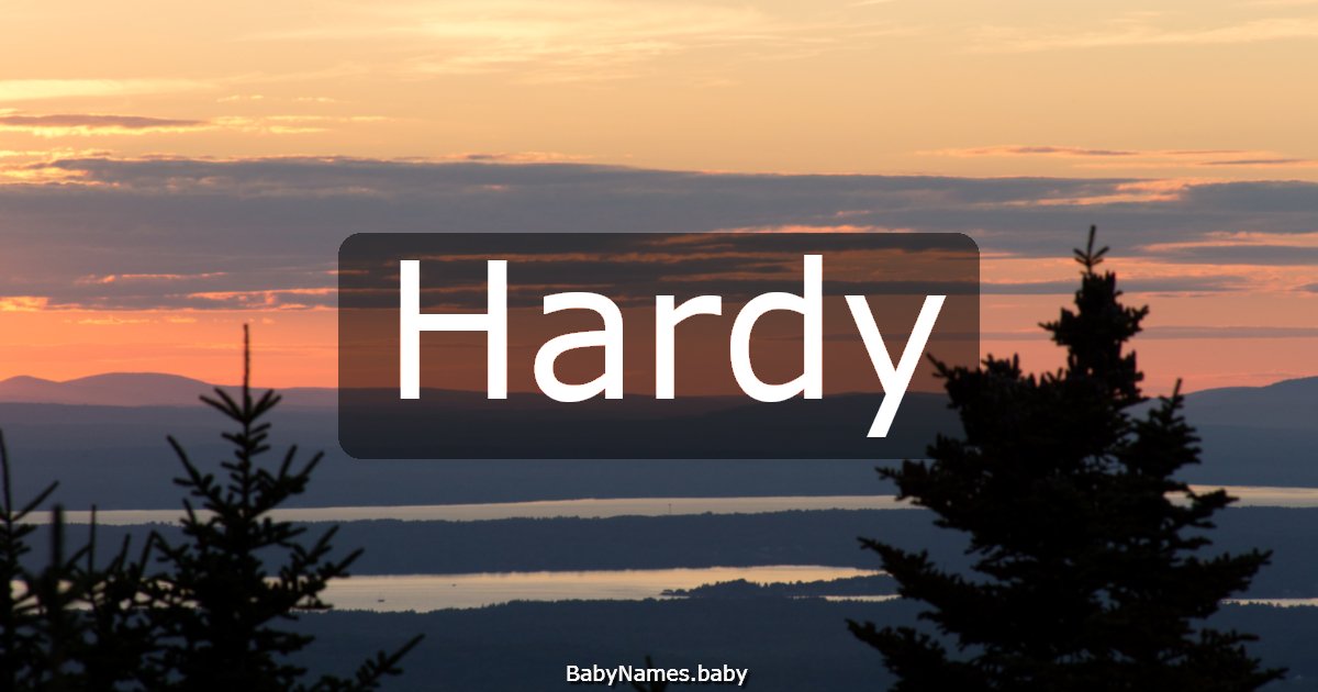 Hardy