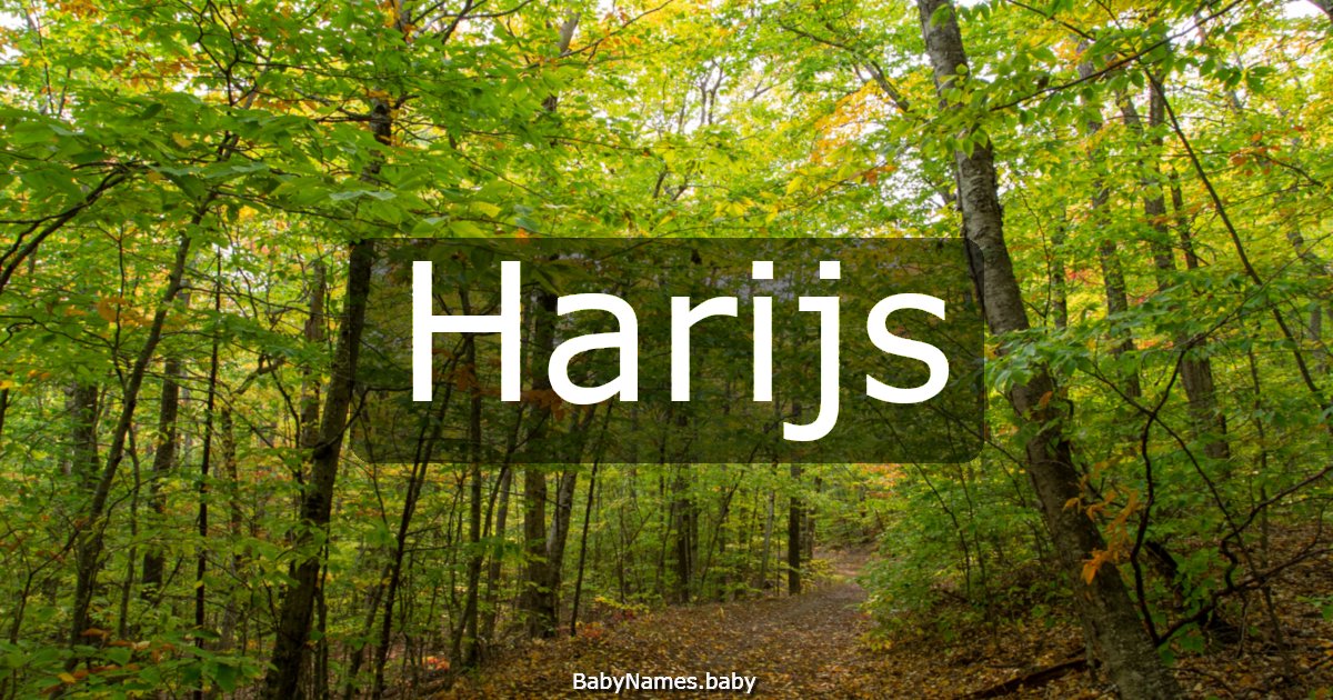 Harijs