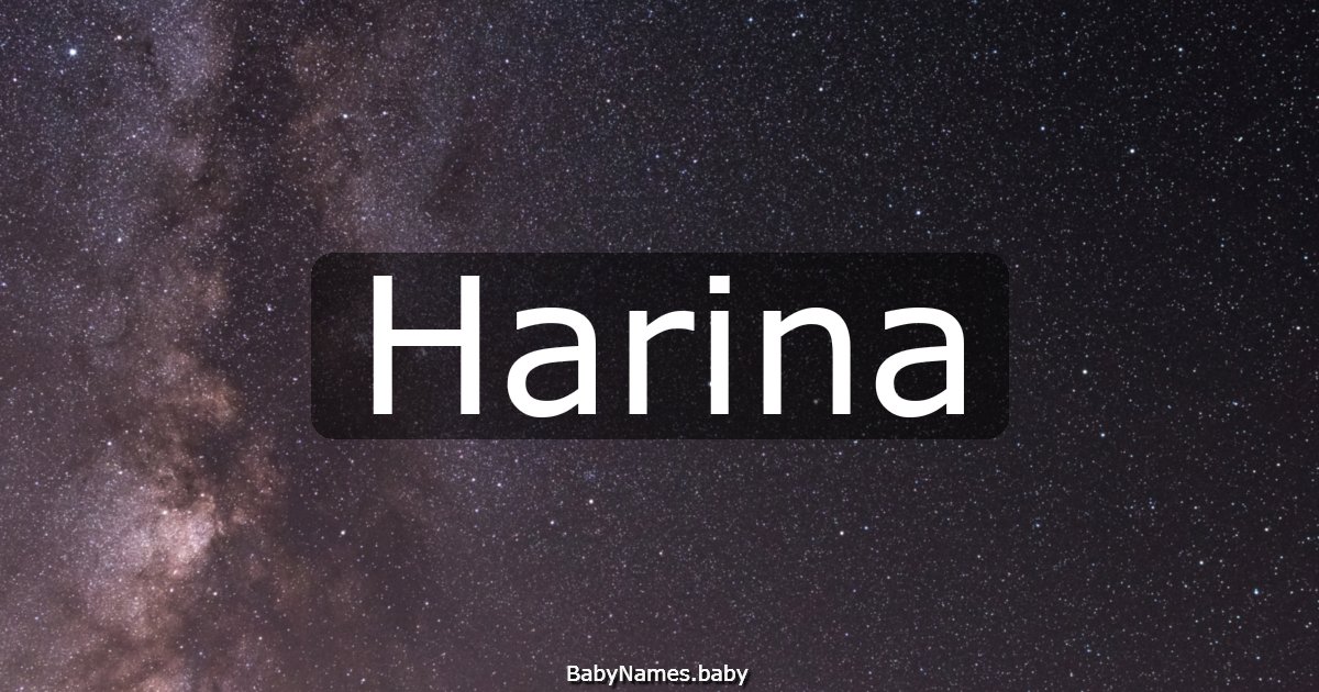 Harina