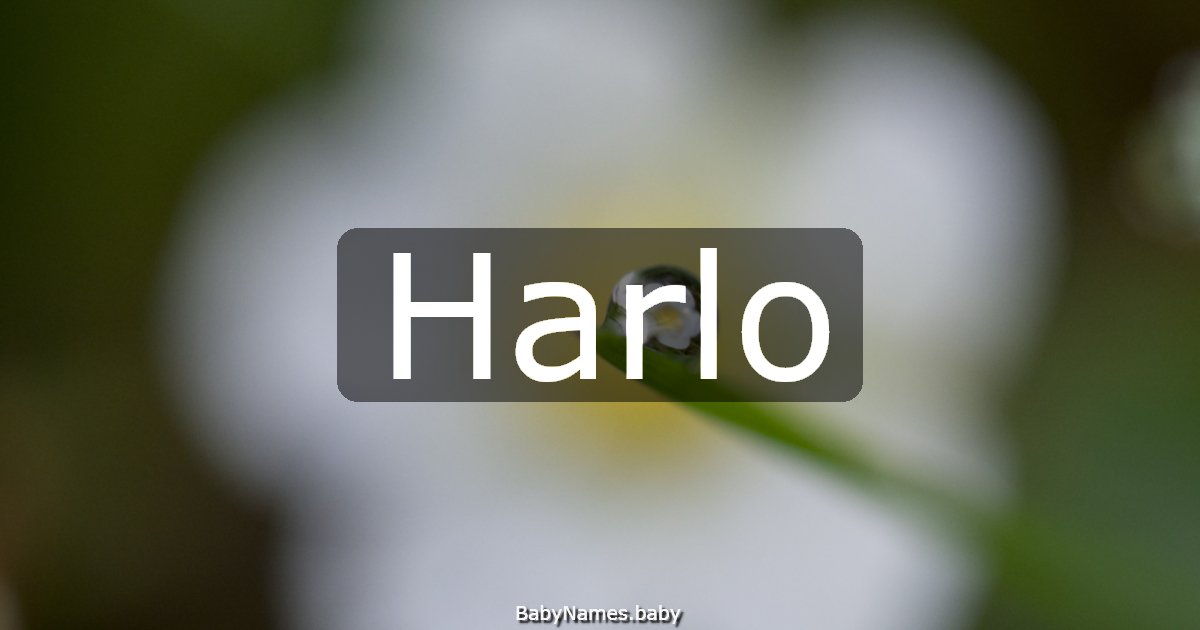 Harlo