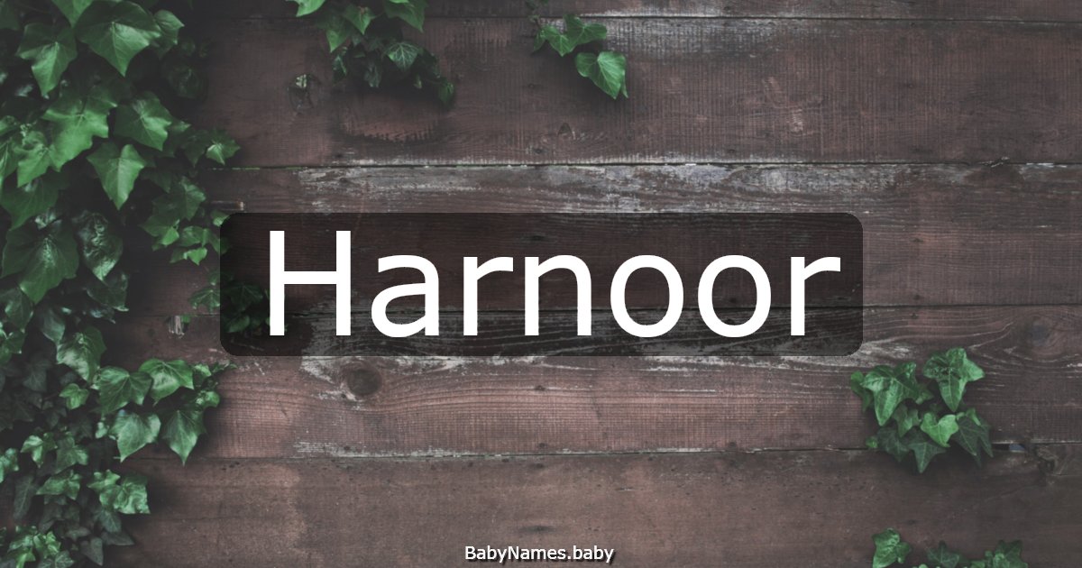 Harnoor