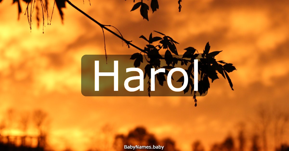 Harol
