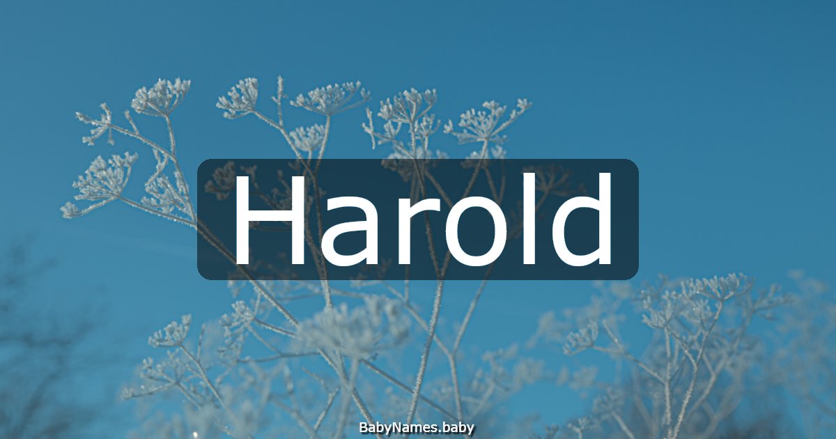 Harold