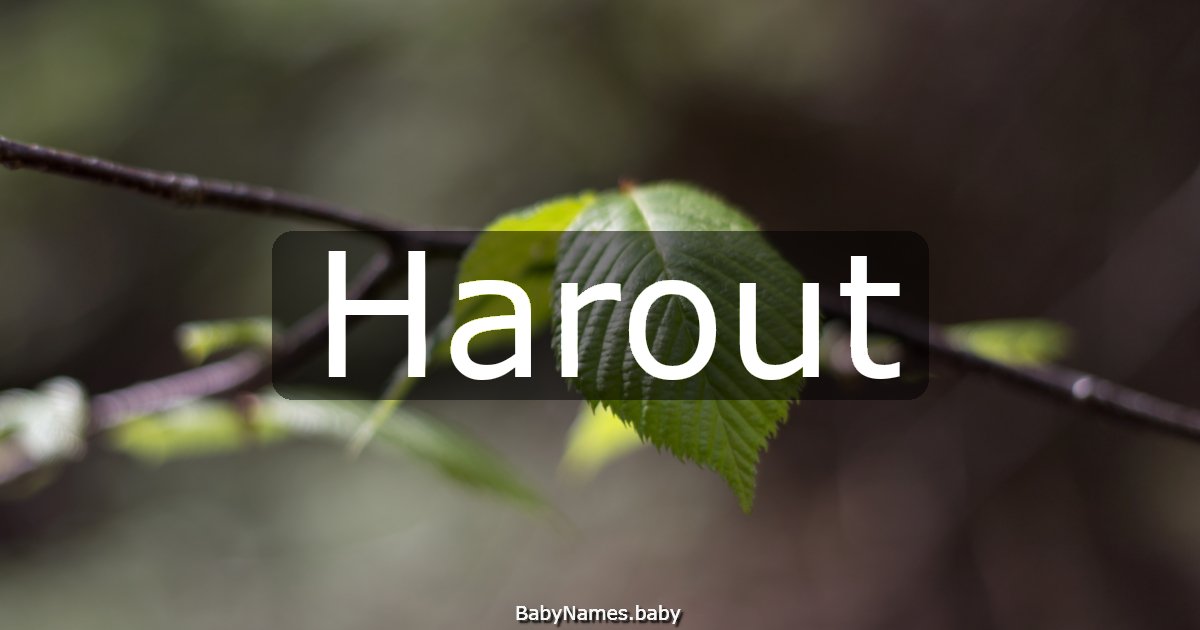 Harout