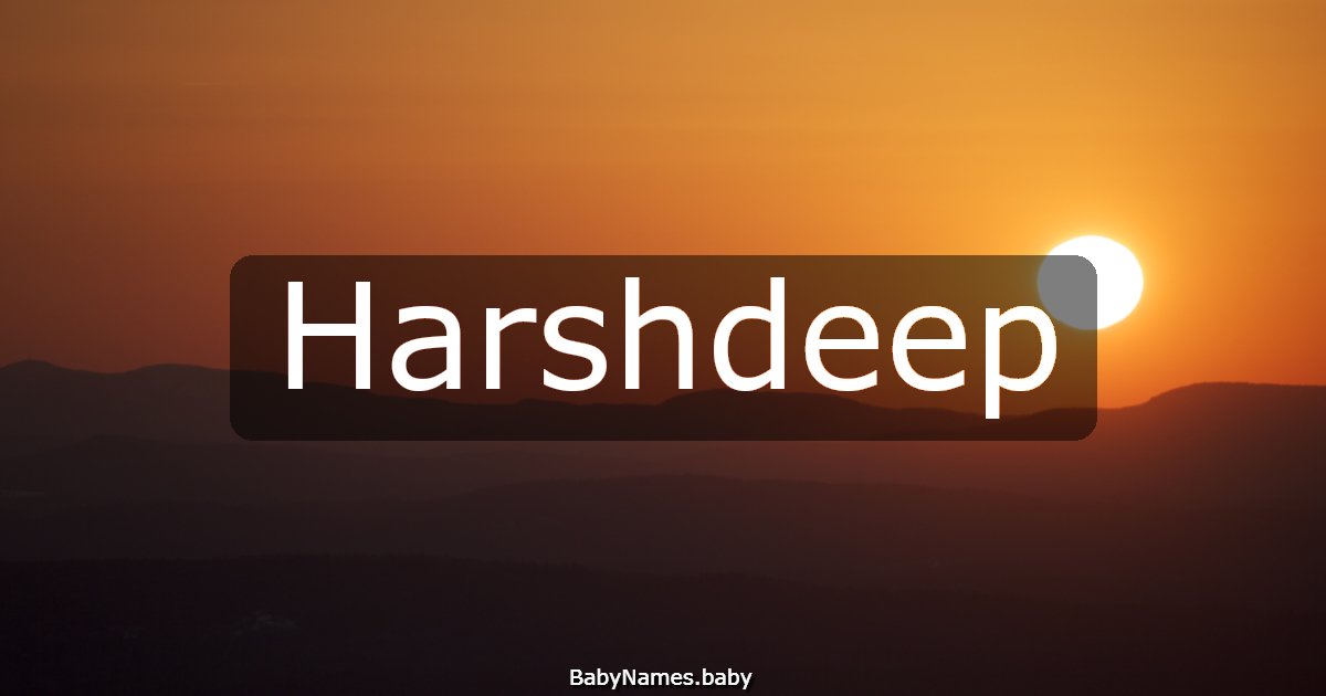 Harshdeep