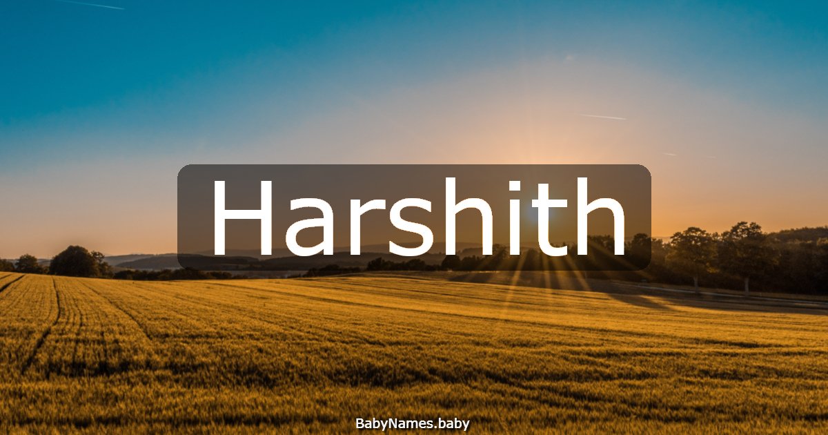 Harshith