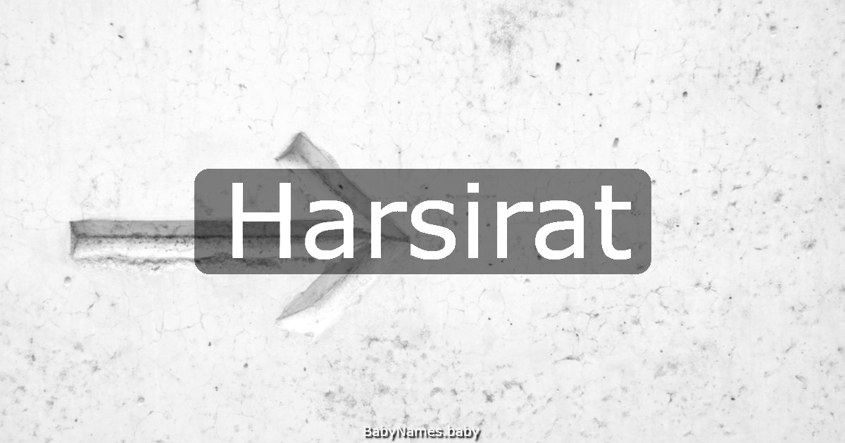 Harsirat
