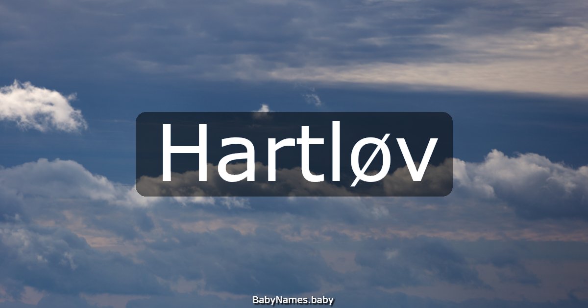 Hartløv