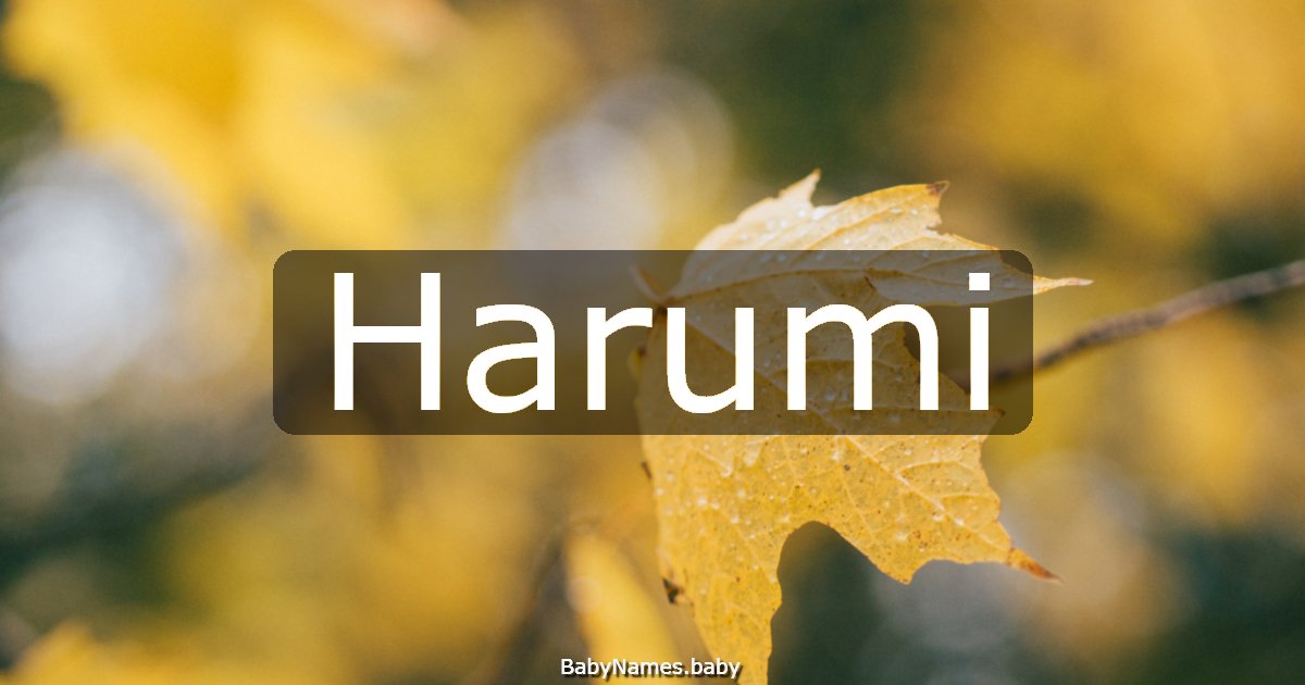 Harumi