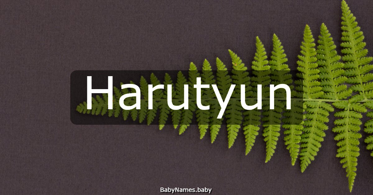 Harutyun